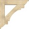 Ekena Millwork Merced Traditional Rough Sawn Bracket w/ Offset Brace, Douglas Fir, 8"W x 38"D x 38"H BKT0806X38X38MRC01RDF - alternate 3
